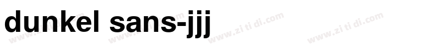 dunkel sans字体转换
